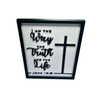 The Way, the Truth & the Life Scripture Plaque