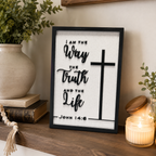 The Way, the Truth & the Life Scripture Plaque