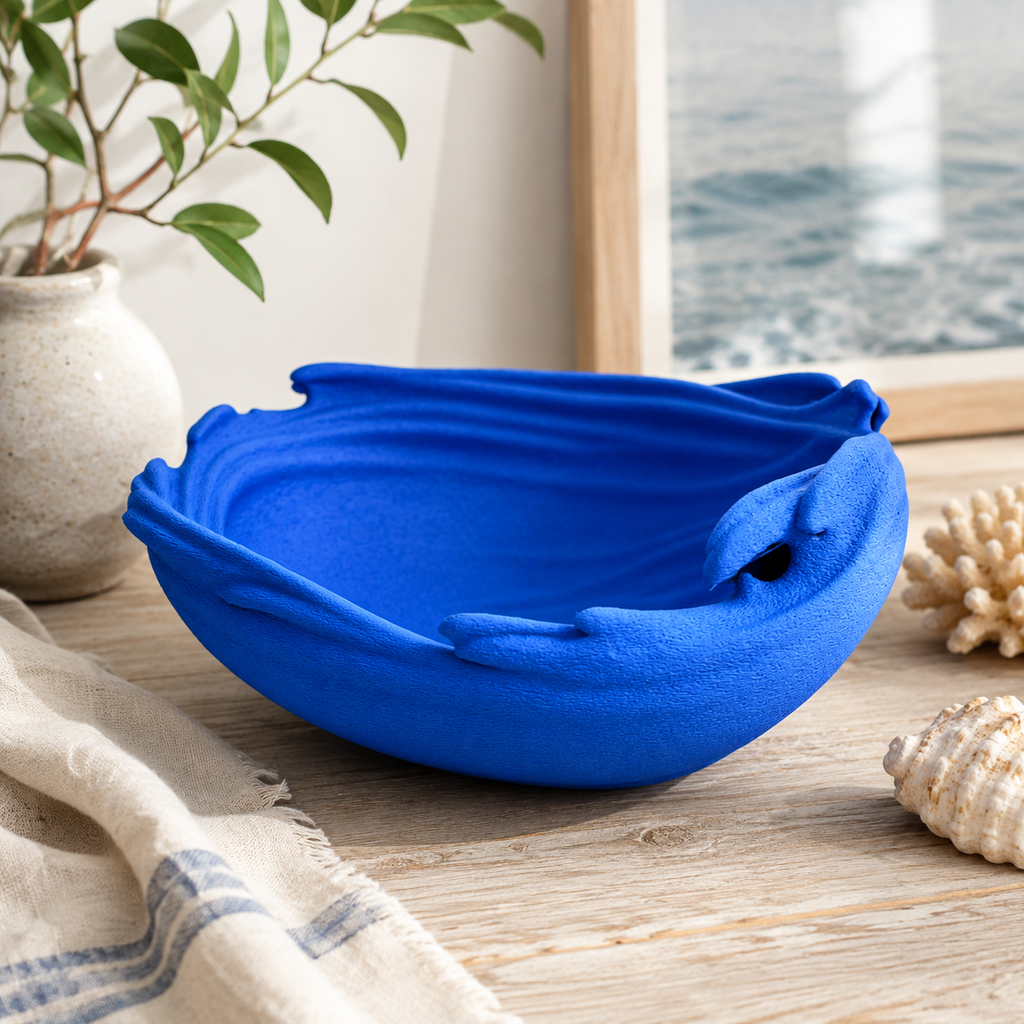 Ocean Waves Decorative Bowl